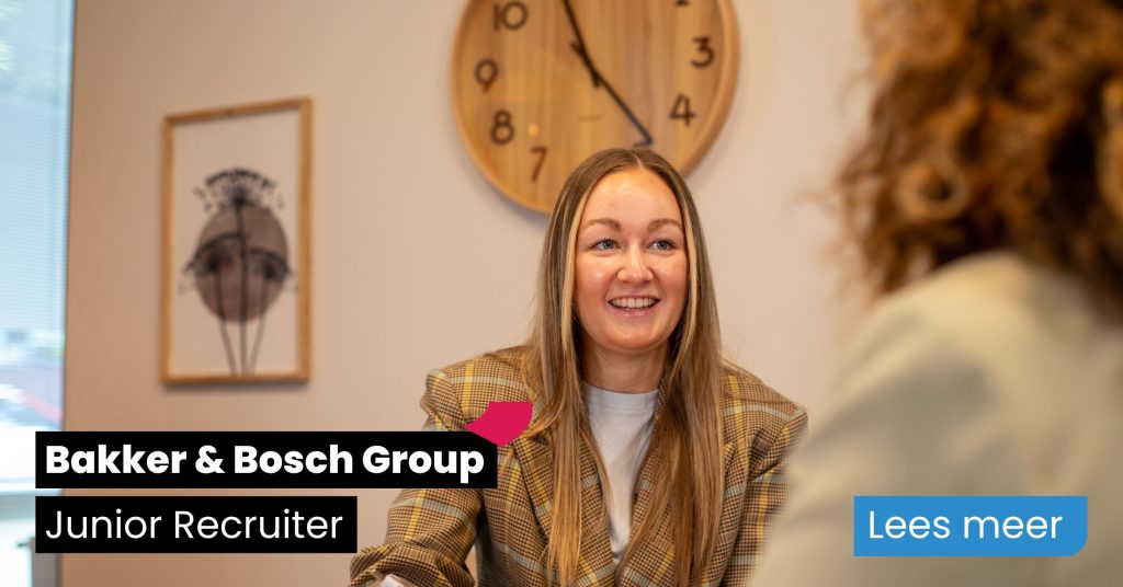 Vacature Junior Recruiter bij Bakker & Bosch Group