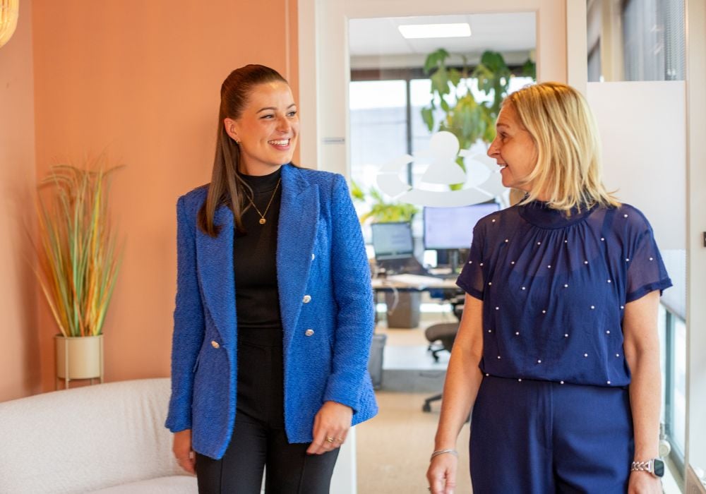 Iris en Petra in gesprek