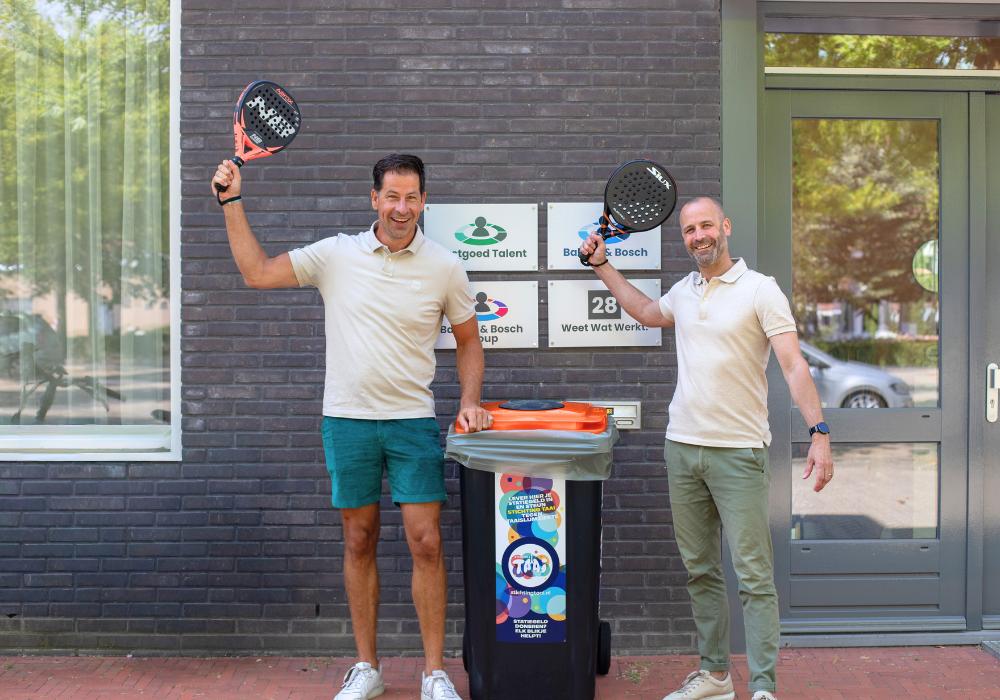 Jos Leijnen L voorzitter Stichting Taai en Marijn van den Bosch R Algemeen Directeur Bakker Bosch Group | Bakker en Bosch Group